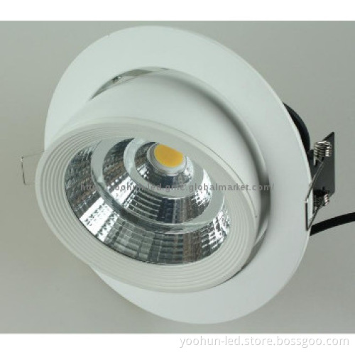 2014 TUV GS & SAA 20w(10-30w) high CRI cob downlight adjust Gimbal